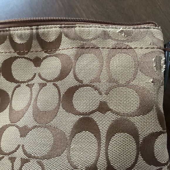 Authentic brown Coach crossbody bag - Picture 5 of 6